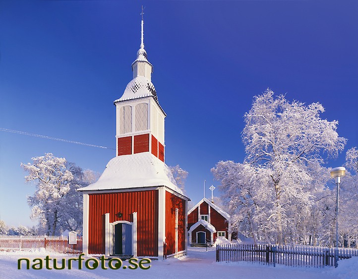 Jukkasjärvi kyrka, lappland  