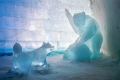 hund och björnskulptur
ishotellet
icehotel