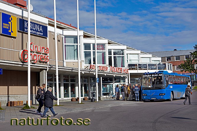 Turistbyrån, folkets hus
gruvturer till lkab, kiruna, lappland  