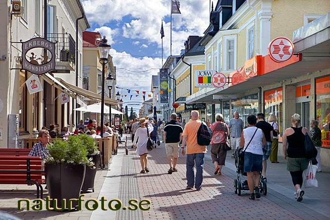 Gågatan, storgatan, piteå, norrbotten  