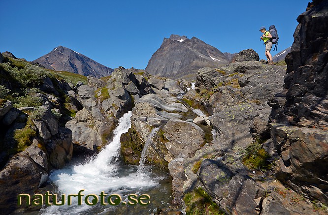 Kittelbäcken giebmejohka, laddjujohka, laddjuvaggi, lappland  