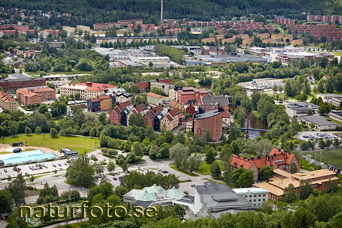 Sundsvall från norra stadsberget, sundsvall, medelpad  