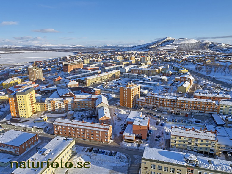 kiruna centrum, lappland  