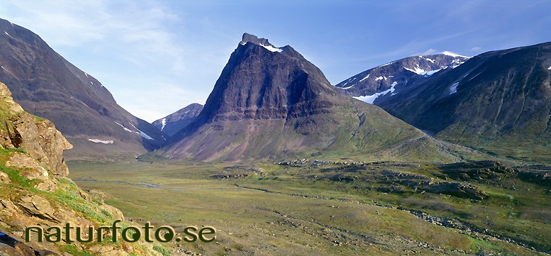 Ansikte vid tolpagorni, duolbagorni kebnekaise lappland  